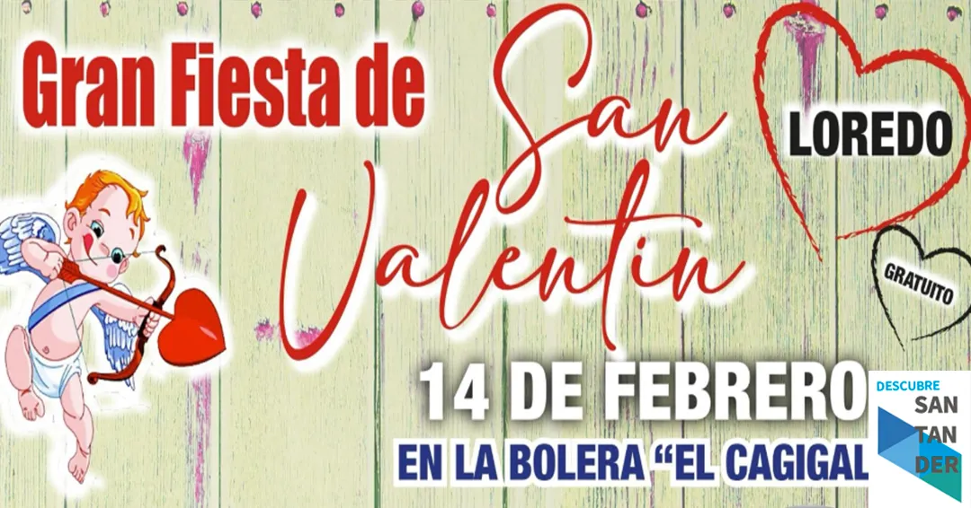 Programa fiesta San Valentín Loredo 2026