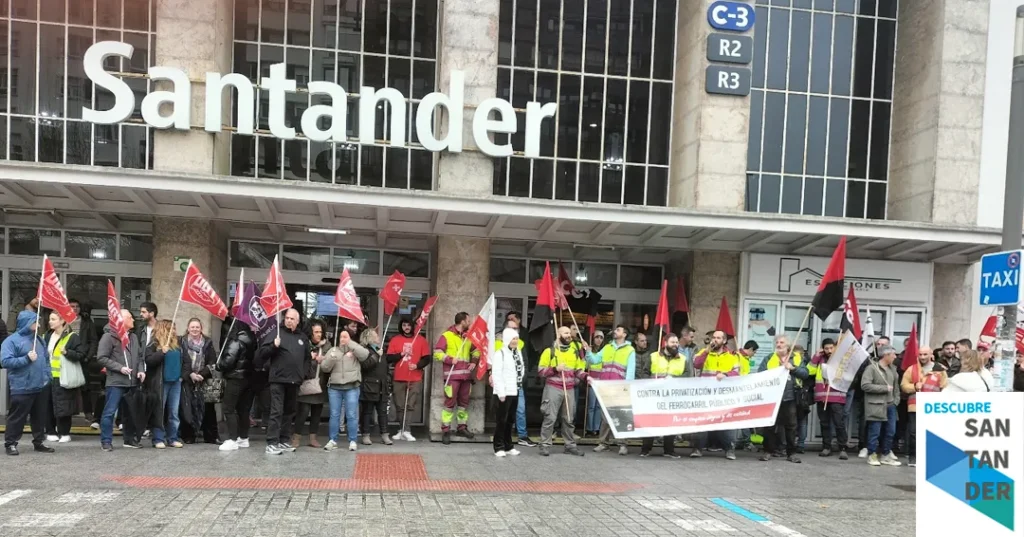 Noticias SAntander UGT, CCOO y SEMAF desconvocan la huelga en RENFE desde este martes