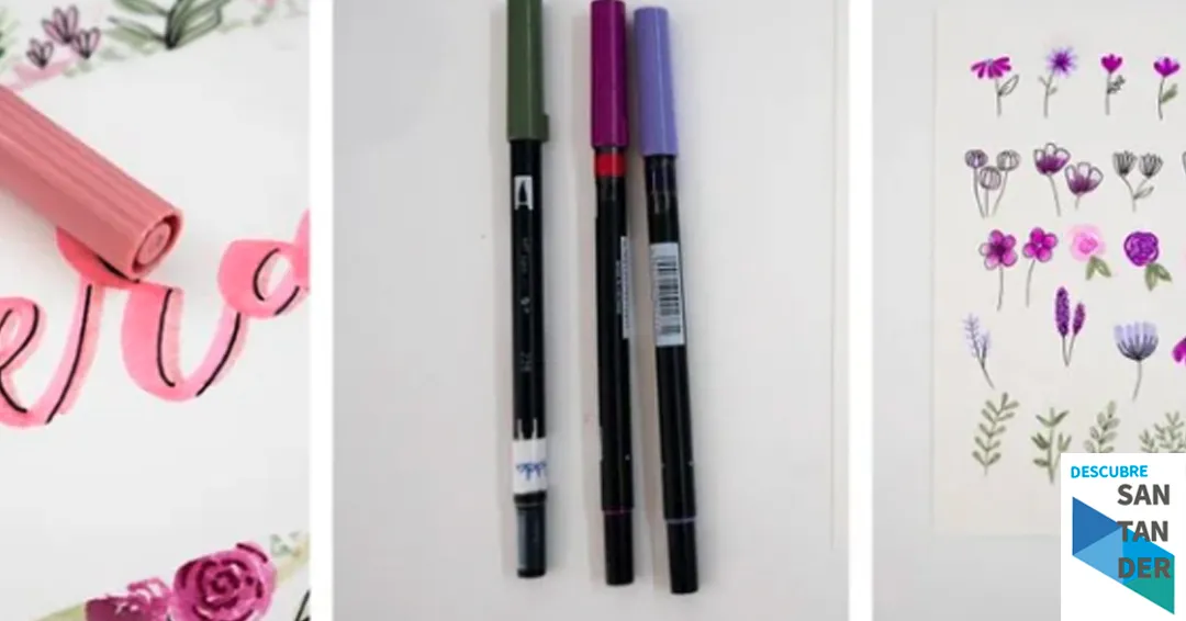 Eventos Santander Taller de Lettering y flores