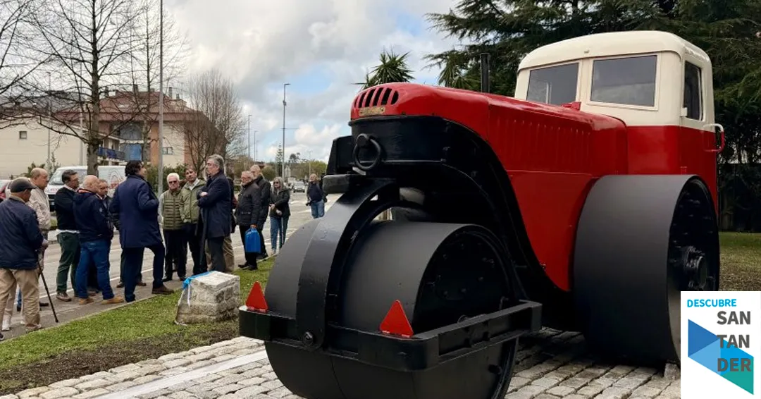 Noticias Astillero Astillero recupera una apisonadora histórica en la Avenida Chiclana
