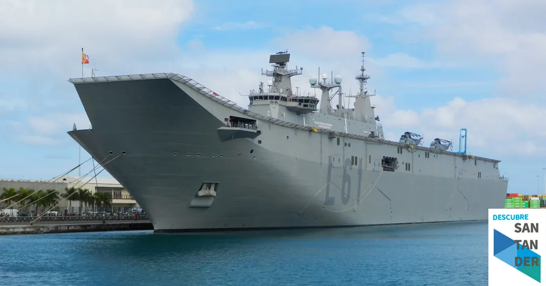 Horario de visita el portaeronaves Juan Carlos I en Santander