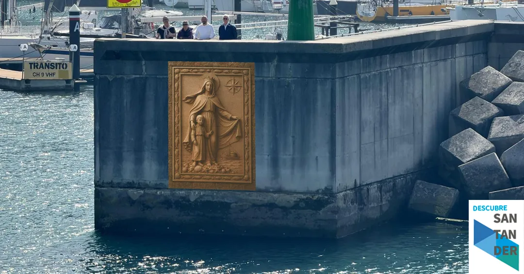 Laredo contará con una escultura de la Virgen del Carmen en la bocana de su puerto