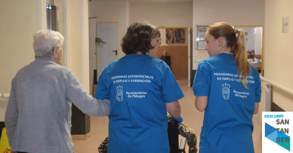 Noticias Piélagos Alumnas del Programa experiencial de empleo y formación ‘La Vidriera’ ponen en práctica los conocimientos adquiridos en el aula en 4 residencias de mayores