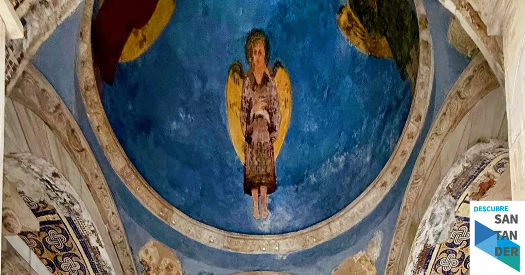 Noticias Santander Finaliza la recuperación de la pintura mural del panteón de la familia Pardo en Ciriego