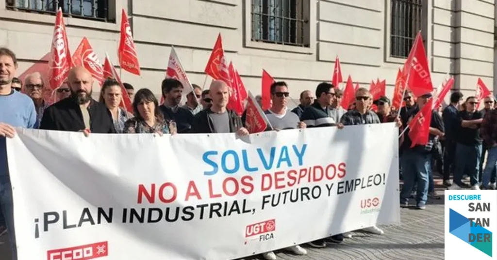 Noticias Torrelavega La plantilla de la fábrica de Solvay en Torrelavega respalda el acuerdo del ERE con un 89,5% de votos favorables