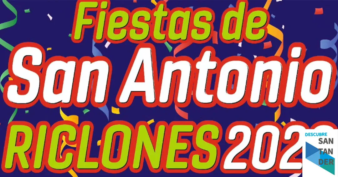 Programa Fiestas de San Antonio Riclones 2026