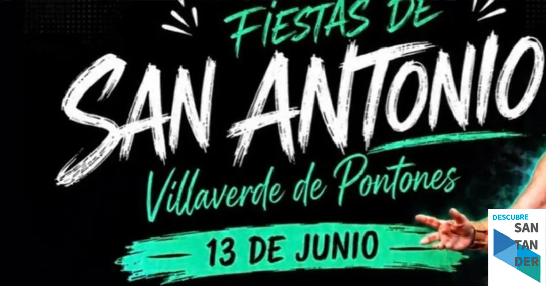 Programa Fiestas de San Antonio en Villaverde de Pontones 2026