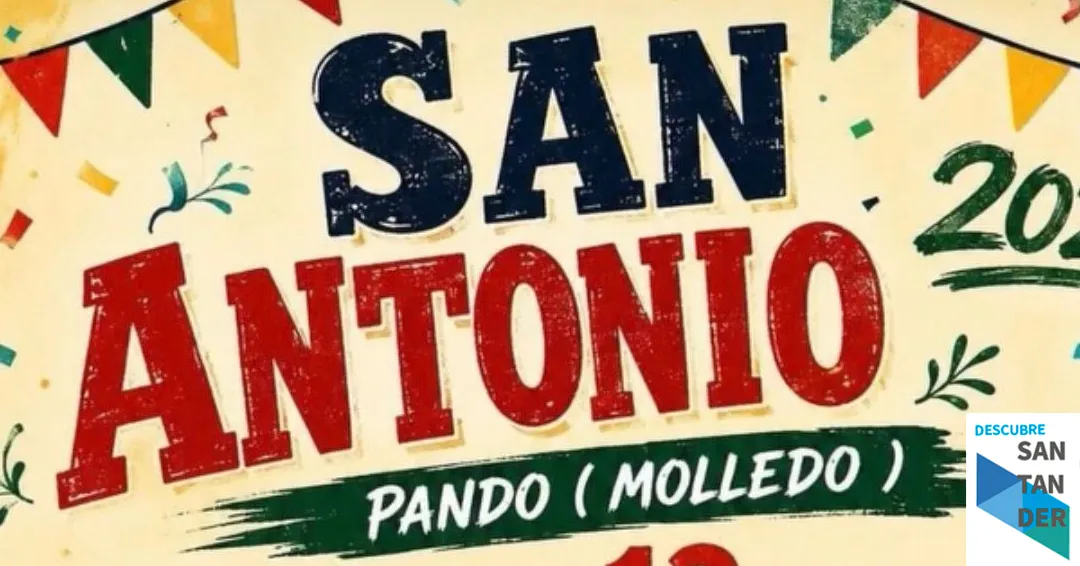 Programa fiestas San Antonio en Pando 2026