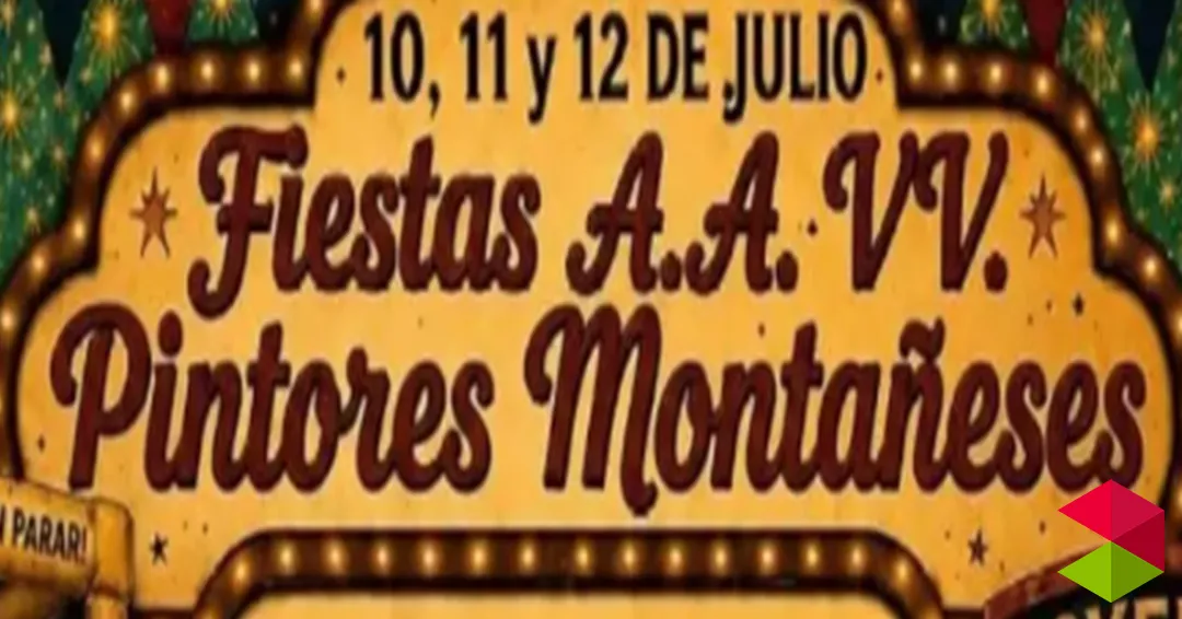 Programa fiesta Barrio Pintores Montañeses Santander 2026